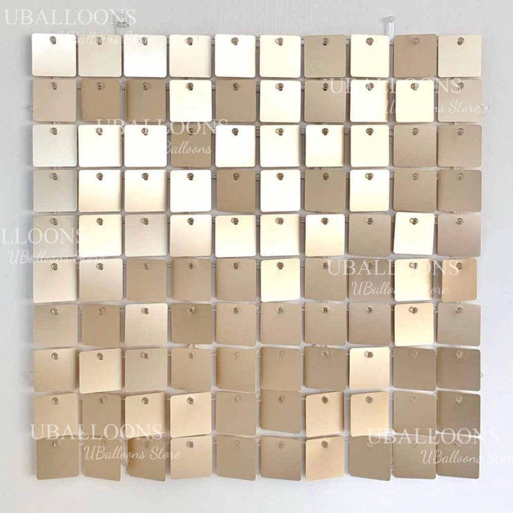 Sequin Fabric Panel - ألواح خلفية ذهبية غير لامعة 12/18/24