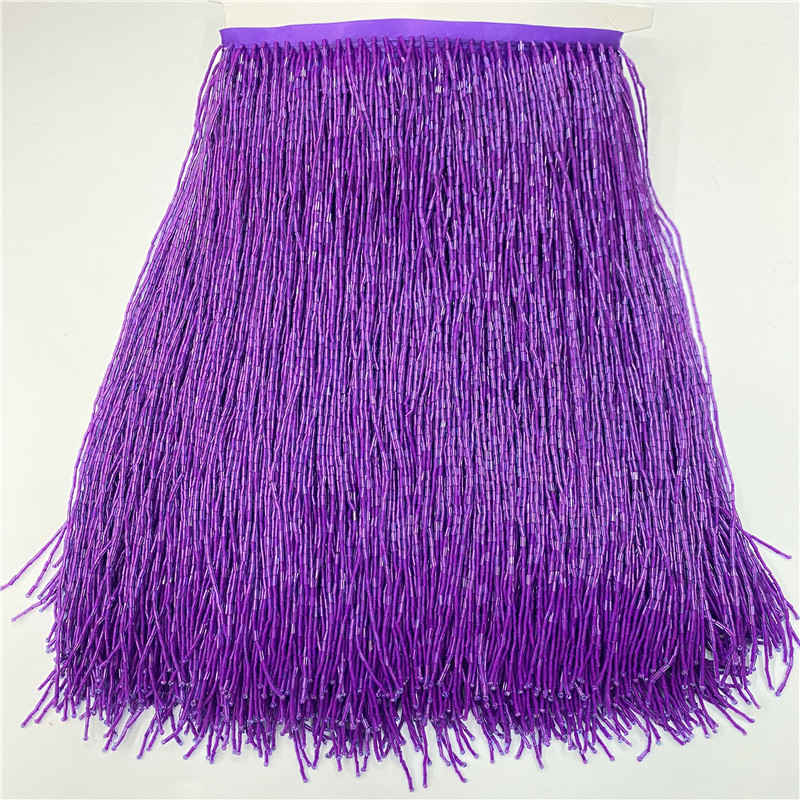 2 متر/مجموعة 30 سنتيمتر واسعة  - مراجعة Beaded Trim Fringe وسعره