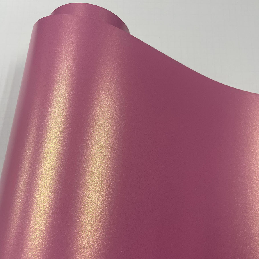 غلاف فينيل وردي لامع من Goldsa - مراجعة Glitter Vinyl Roll وسعره