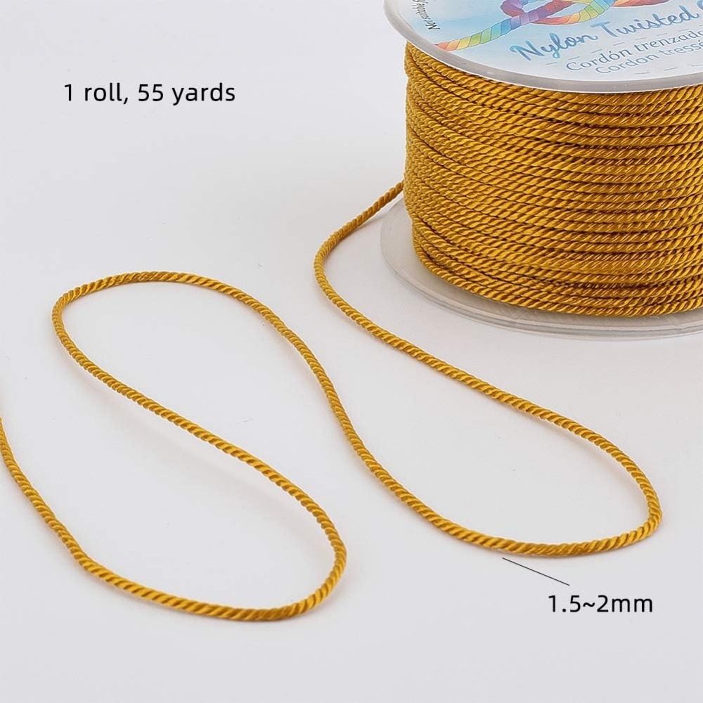 حبل نايلون للحرف اليدوية وصنع  - مراجعة Cord Trim Twisted وسعره