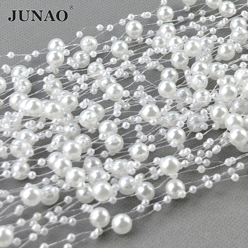 JUNAO 20 متر 3 + 8 مللي متر ال - مراجعة Pearl Trim Chain وسعره
