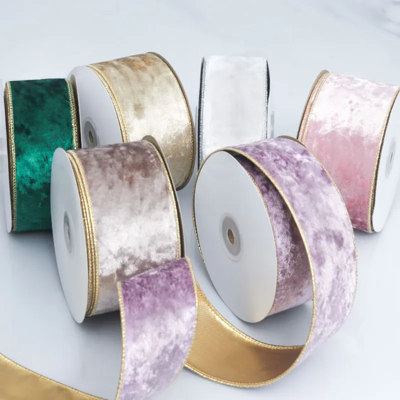 50 مللي متر السلكية حافة عكسها - مراجعة Velvet Ribbon Roll وسعره