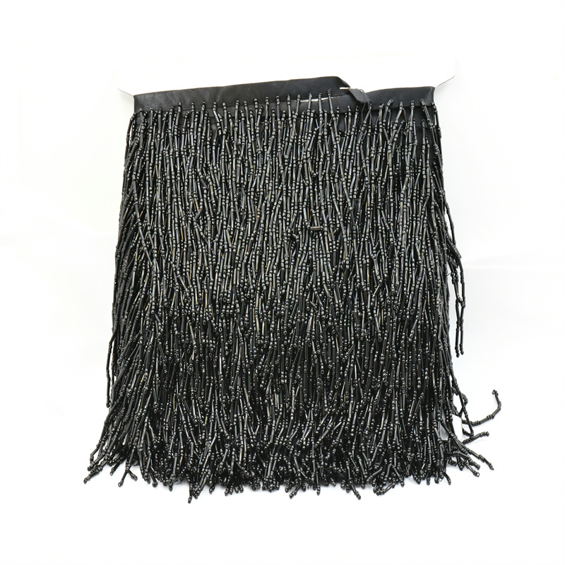 شريط زخرفي من الخرز الزجاجي بع - مراجعة Beaded Trim Fringe وسعره