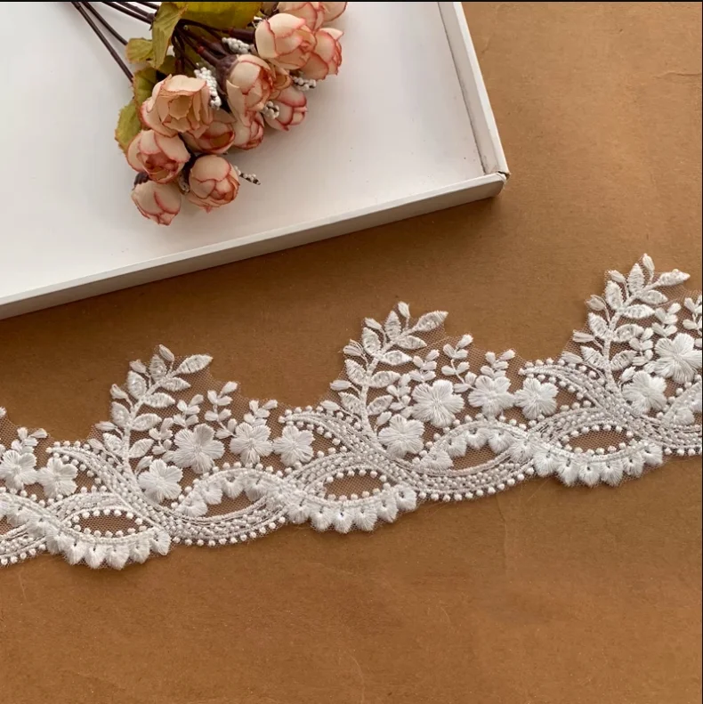 زخرفة دانتيل مطرزة عالية الجود - مراجعة Beaded Trim Fringe وسعره