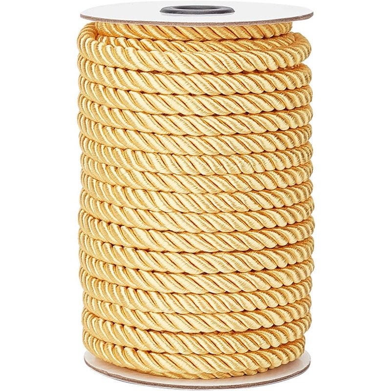 1 لفة 8 مللي متر 20 ياردة حبل  - مراجعة Cord Trim Twisted وسعره