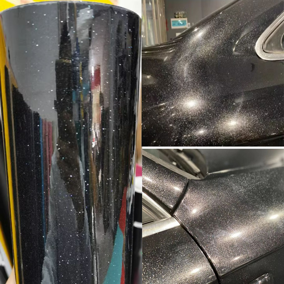 20/30/50 سم * 100/200 سم فينيل - مراجعة Glitter Vinyl Roll وسعره