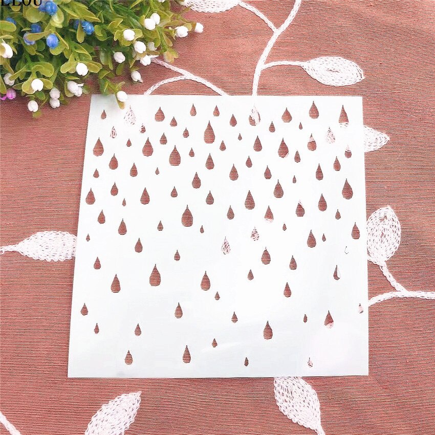 15*15 قطرات المطر سجل القصاصات - مراجعة Embellishments For Scrapbooking وسعره