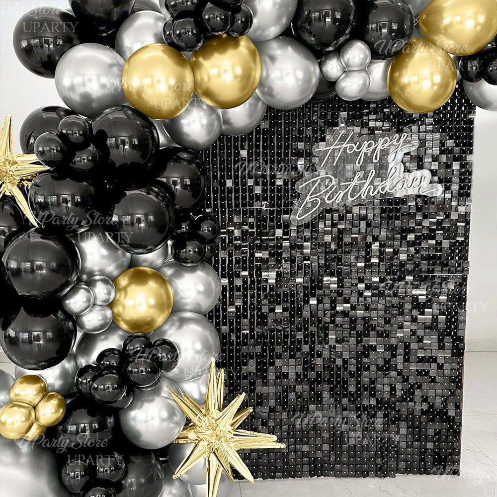 أسود لامع جدار خلفية 12/16/24  - مراجعة Sequin Fabric Panel وسعره