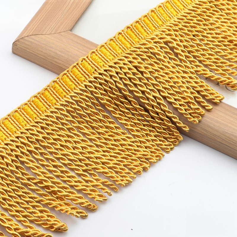 شريط زخرفي ملتوي بشرابة ذهبية  - مراجعة Cord Trim Twisted وسعره