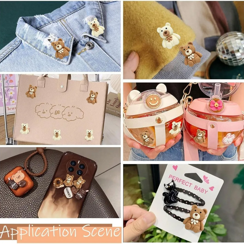 10/30/50 قطعة من دمى الدببة ال - مراجعة Embellishments For Scrapbooking وسعره