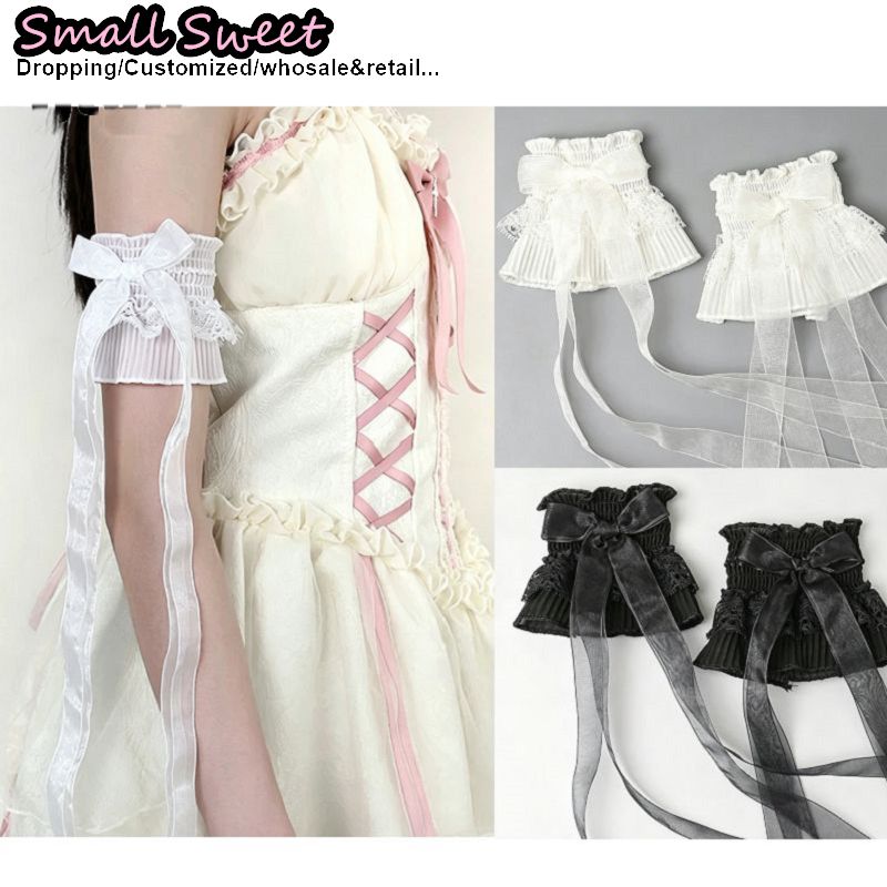 أكمام ذراع نسائية بتصميم Y2K Y - مراجعة Lace Ribbon Trim وسعره
